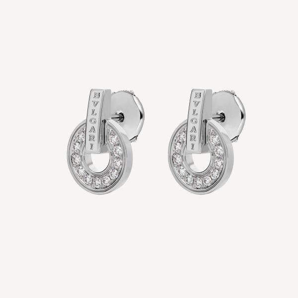 18K BV White Gold Earrings - Image 2