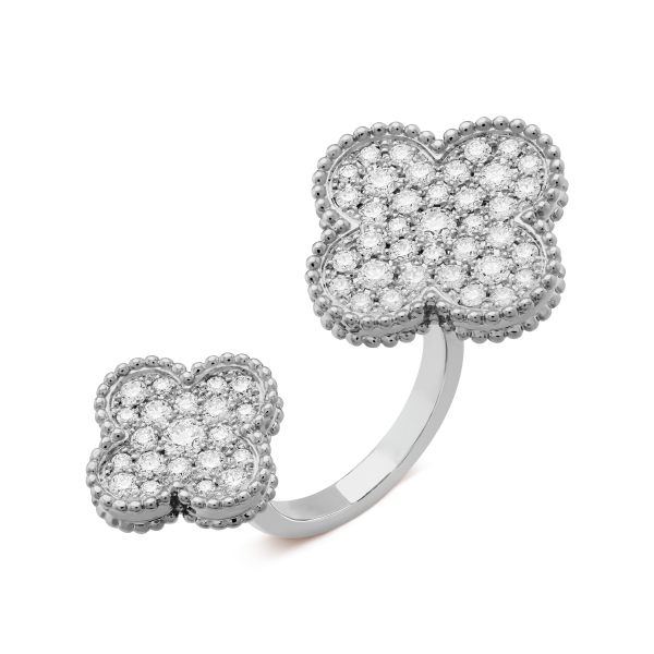 18K Magic Alhambra Diamond Ring