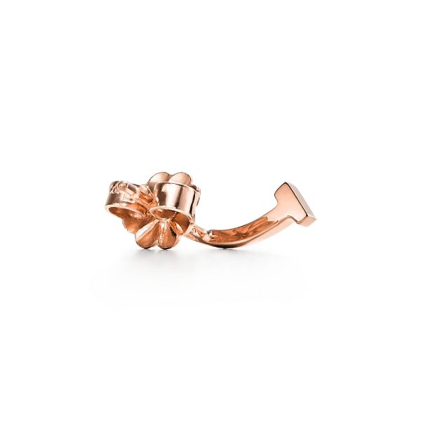 18K T Smile Earrings - 图片 5