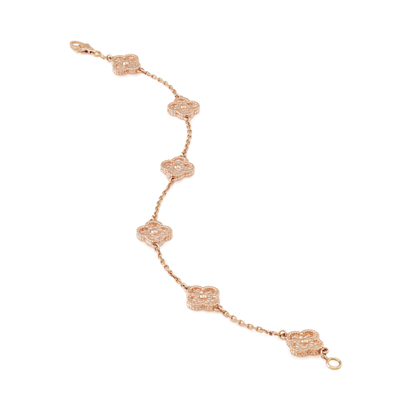 18K Sweet Alhambra Six Motifs Bracelet - 图片 3