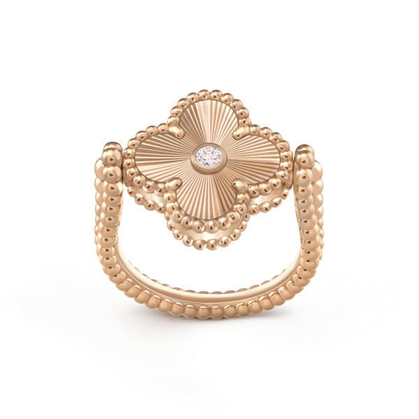 18K Vintage Alhambra Reversible Ring - 图片 5
