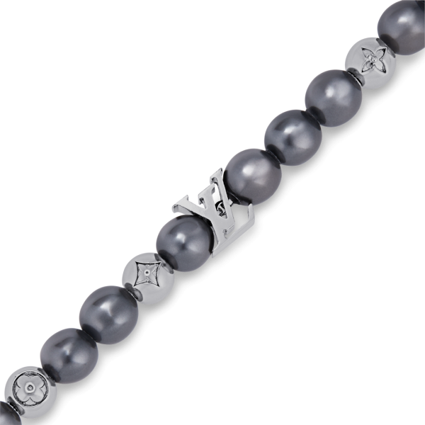 18K Louis Monogram Pearls Bracelet - 图片 4