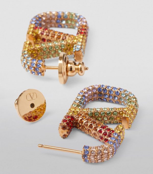 18K Garavani Vlogo Signature Earrings - 图片 6