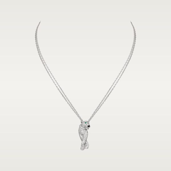 18K Panthère De Diamond Necklace