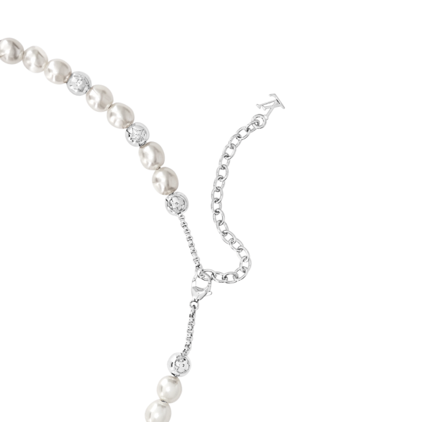 18K Louis Monogram Pearls Necklace - 图片 5