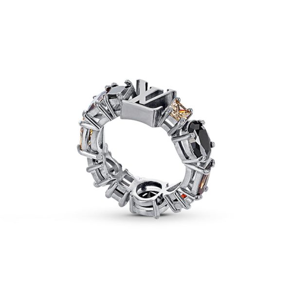 18K Louis Light Crystals Ring - 图片 2