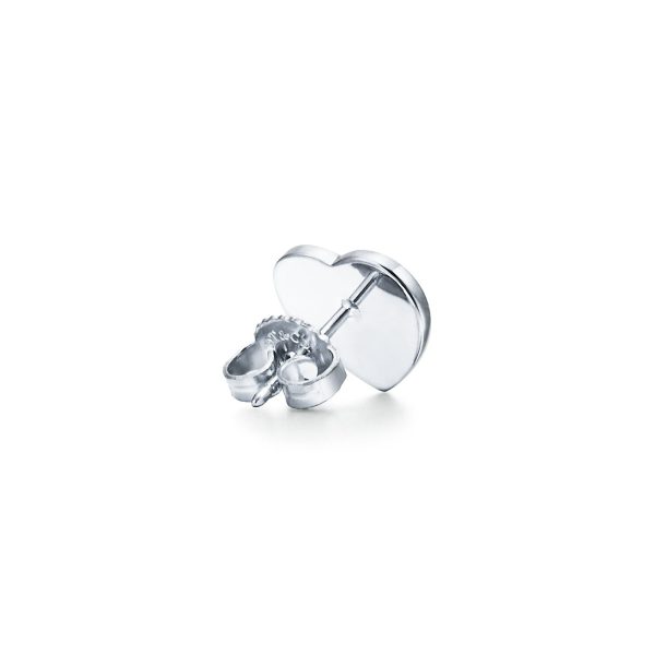 18K Return to Tiffany Heart Tag Stud Earrings - 图片 5
