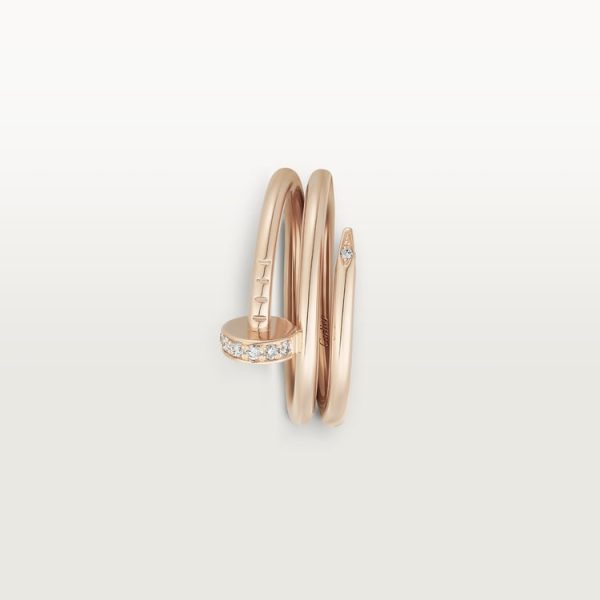 18K Juste Un Clou Diamond Ring - 图片 3