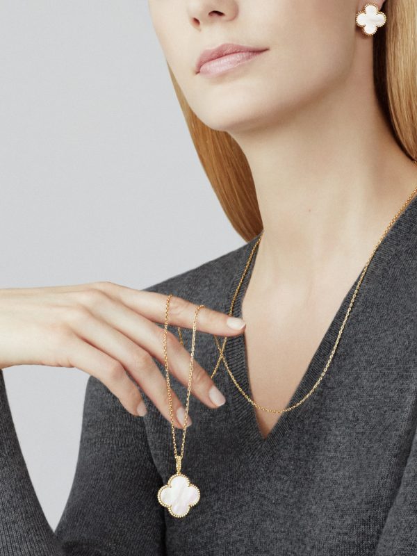 18K Magic Alhambra One Motif Pearl Necklace - 图片 3