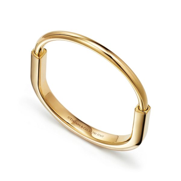 18K T Lock Bangle Bracelet - 图片 7