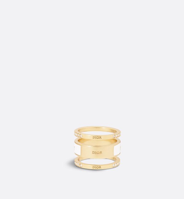 18K CD Code Ring Set - 图片 6