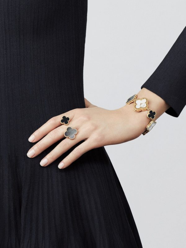18K Magic Alhambra Clover Ring - 图片 3