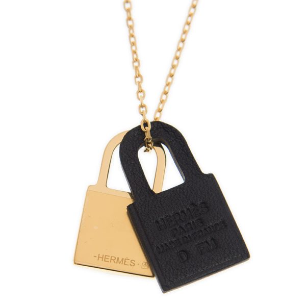 18K O'Kelly Black Pendant H Necklace - 图片 3