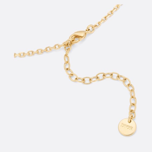 18K Petit CD Multicolor Crystals Necklace - 图片 5