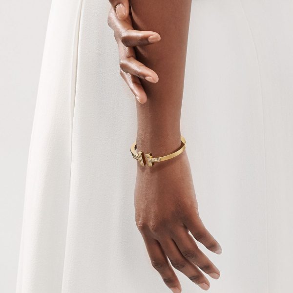 18K T Diamond Square Bracelet - 图片 3