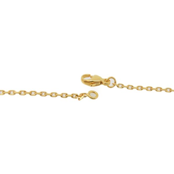 18K Mini Pop H Grey Necklace - 图片 8