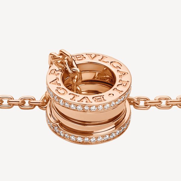 18K B.ZERO1 Pave Diamonds Necklace - Image 5