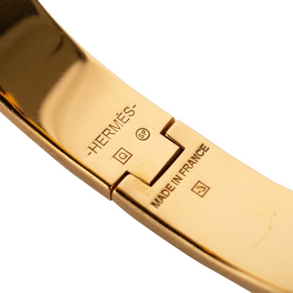 18K Clic H White Bracelet - 图片 5