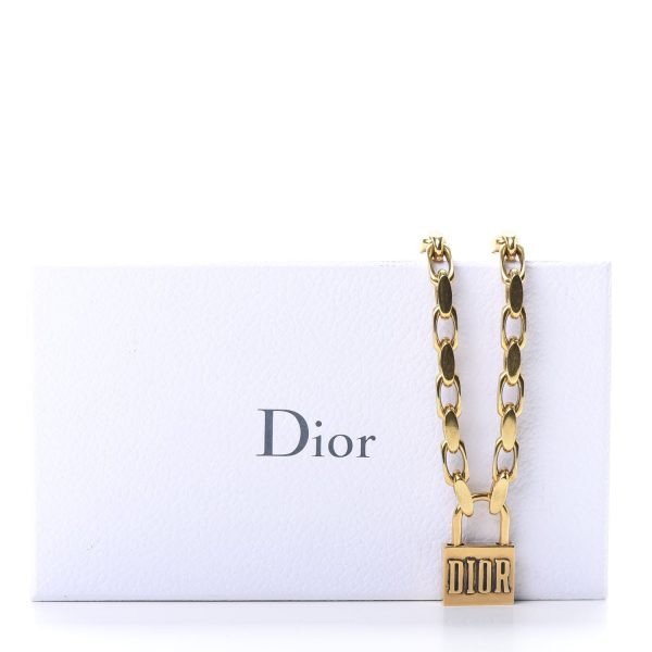 18K CD Lucky Locket Choker Necklace - 图片 4