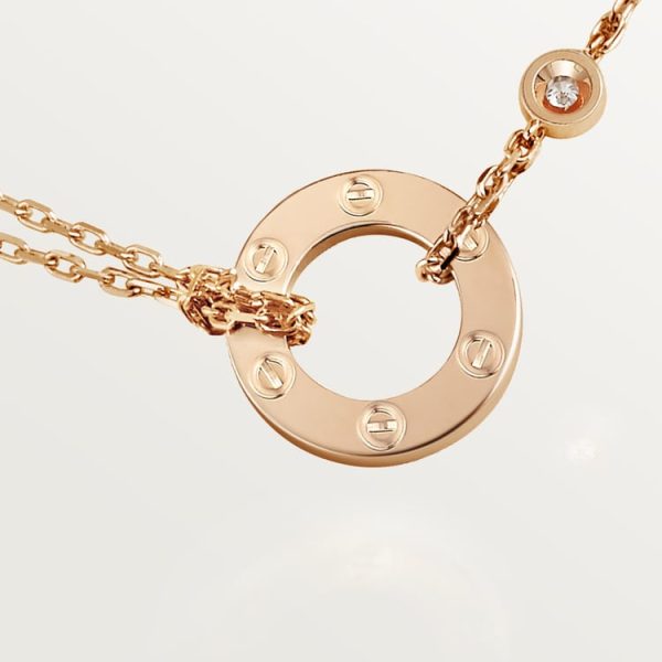 18K Love 2 Diamond Necklace - 图片 4