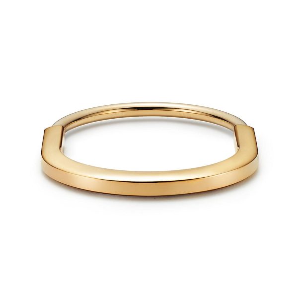 18K T Lock Bangle Bracelet - 图片 8