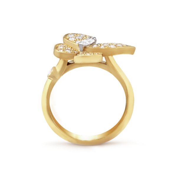 18K Two Butterfly Ring - 图片 4