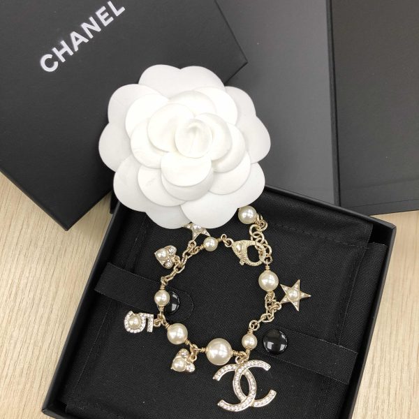 18K CC Pearls & Diamonds Bracelet - 图片 5