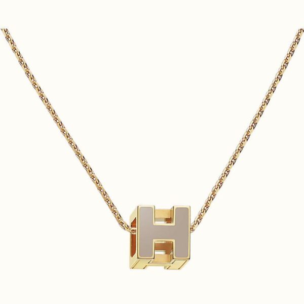 18K Cage D'H H Grey Necklace - Image 2