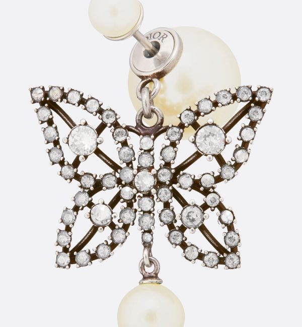 18K CD Tribales Butterfly Earrings - 图片 5
