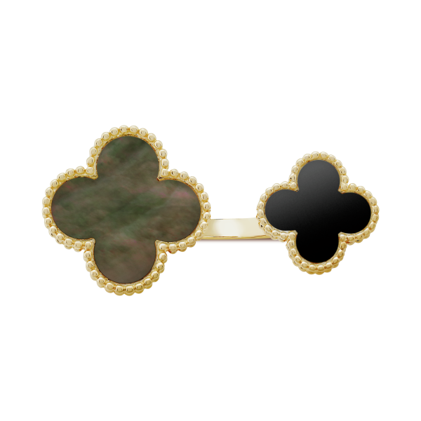 18K Magic Alhambra Clover Ring - 图片 5