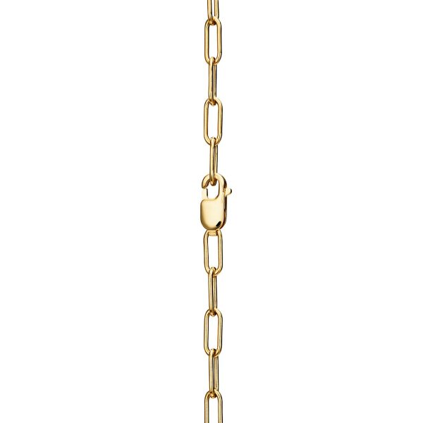 18K T Lock Pendant Pavé Diamonds Necklace - 图片 7
