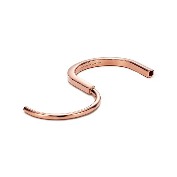 18K T Lock Bangle Bracelet - 图片 11