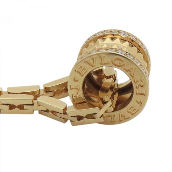 18K B.ZERO1  Diamonds Chain Link Necklace - 图片 10