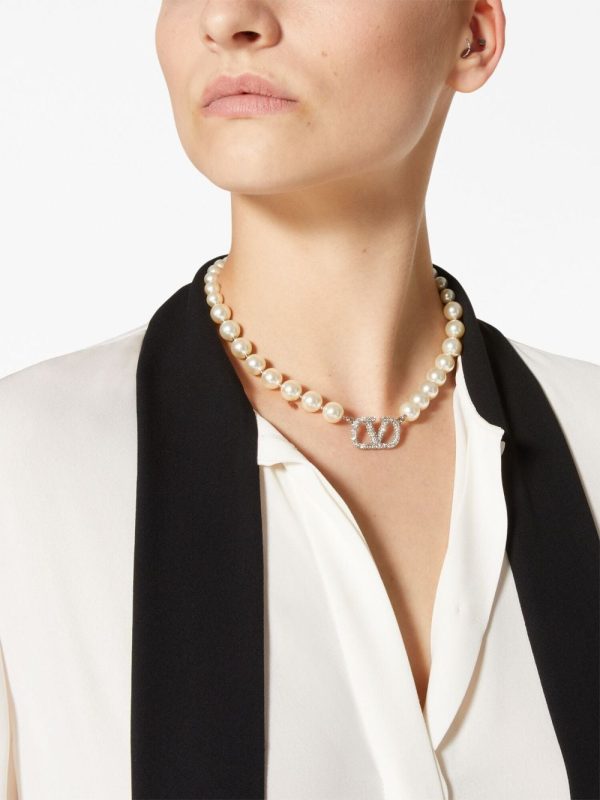 18K Garavani VLogo Signature Necklace - 图片 3