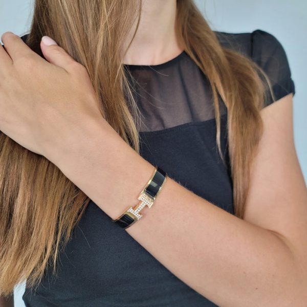 18K Clic H Diamond Bracelet - 图片 3