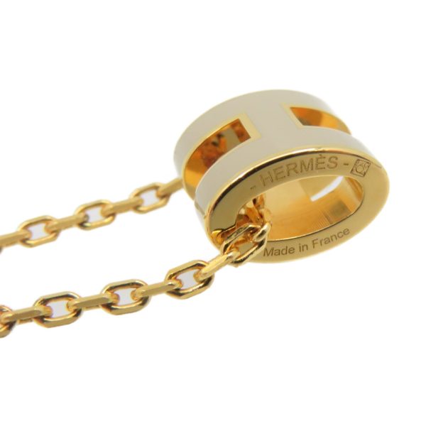 18K Mini Pop H Grey Necklace - 图片 3