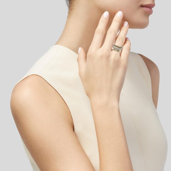 18K CD Pearl & Crystal J'Adior Rings - 图片 5