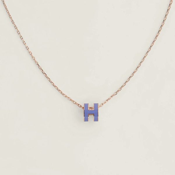 18K Mini Pop H Purple Necklace - 图片 4