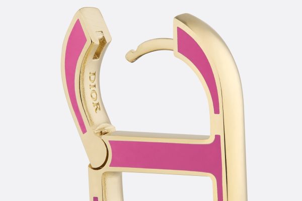 18K CD 30 Montaigne Rani Pink Earrings - 图片 5