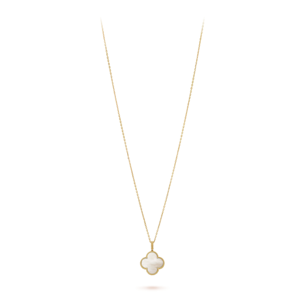 18K Magic Alhambra One Motif Pearl Necklace - 图片 6