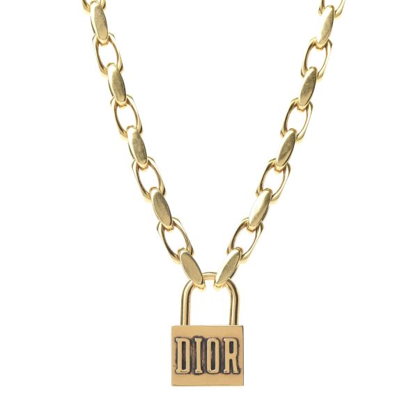 18K CD Lucky Locket Choker Necklace - 图片 5
