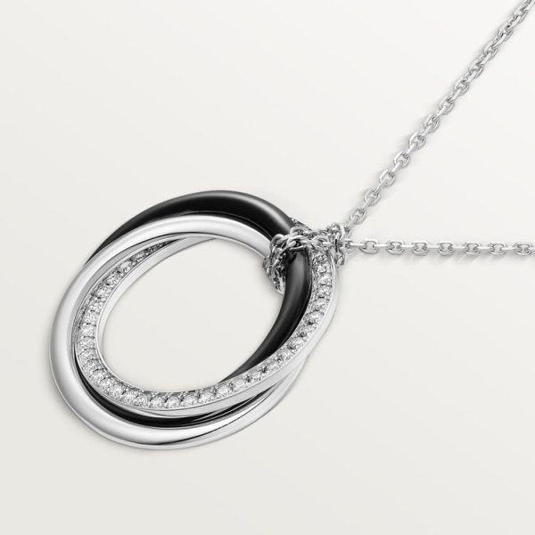 18K Trinity Diamonds Necklace - 图片 10