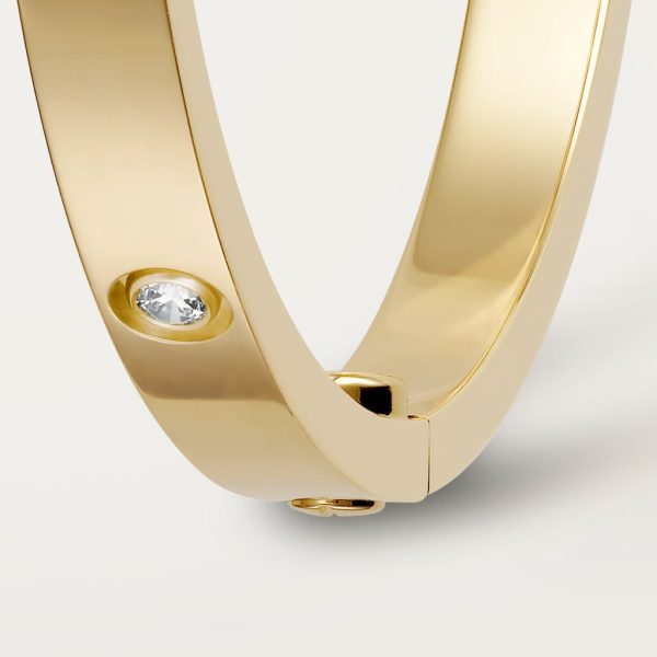 18K Love Ten Diamonds Small Bracelet - 图片 9