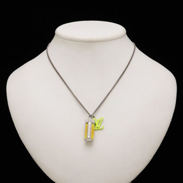 18K Louis Collier Fluo Charms Vintage Necklace - 图片 6