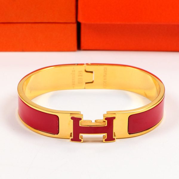 18K Clic H Red Bracelet - 图片 2