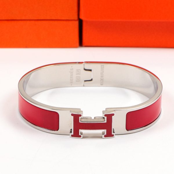18K Clic H Red Bracelet - 图片 3