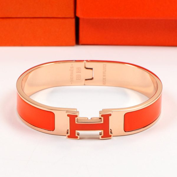 18K Clic H Orange Bracelet - 图片 2