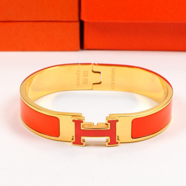 18K Clic H Orange Bracelet - 图片 4