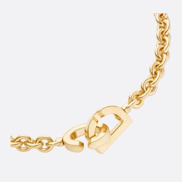 18K CD Lock Necklace - 图片 6