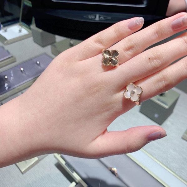 18K Vintage Alhambra Ring - 图片 2